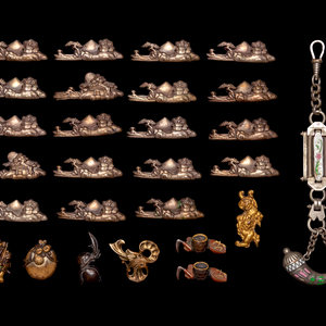 26 Mixed Metal Menuki and A