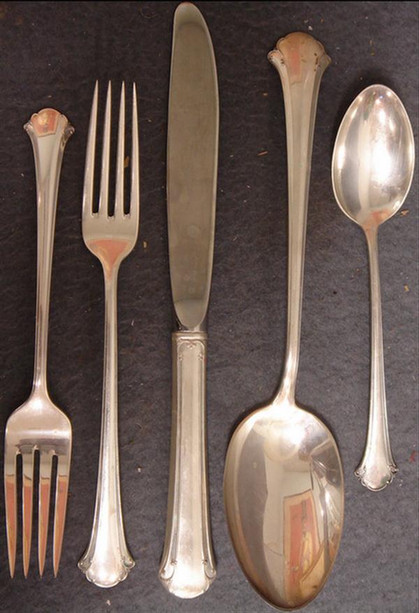 26 pc Towle Chippendale sterling
