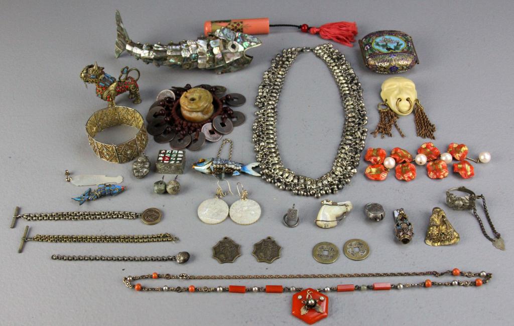 (26) Pcs. Chinese Jewelry Incl.