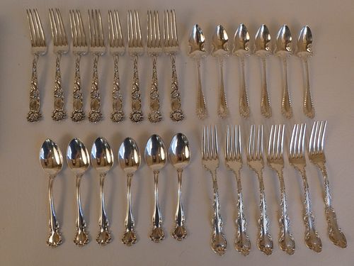 26 PIECES FANCY STERLING