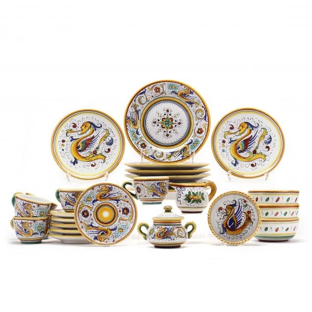 (26) PIECES OF DERUTA TABLEWARE