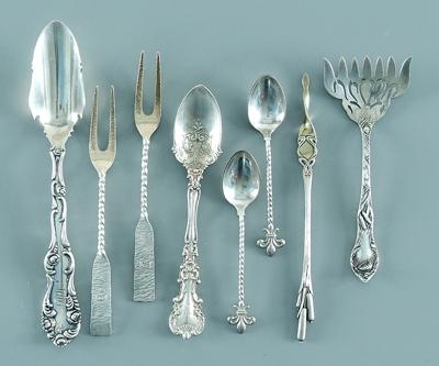 26 pieces sterling flatware, 10
