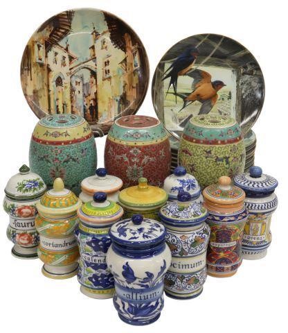 (26) PORCELAIN: SPICE JARS, LIMOGES