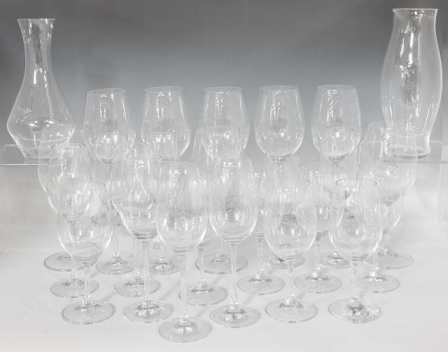(26) RIEDEL GLASS WINE STEMWARE &
