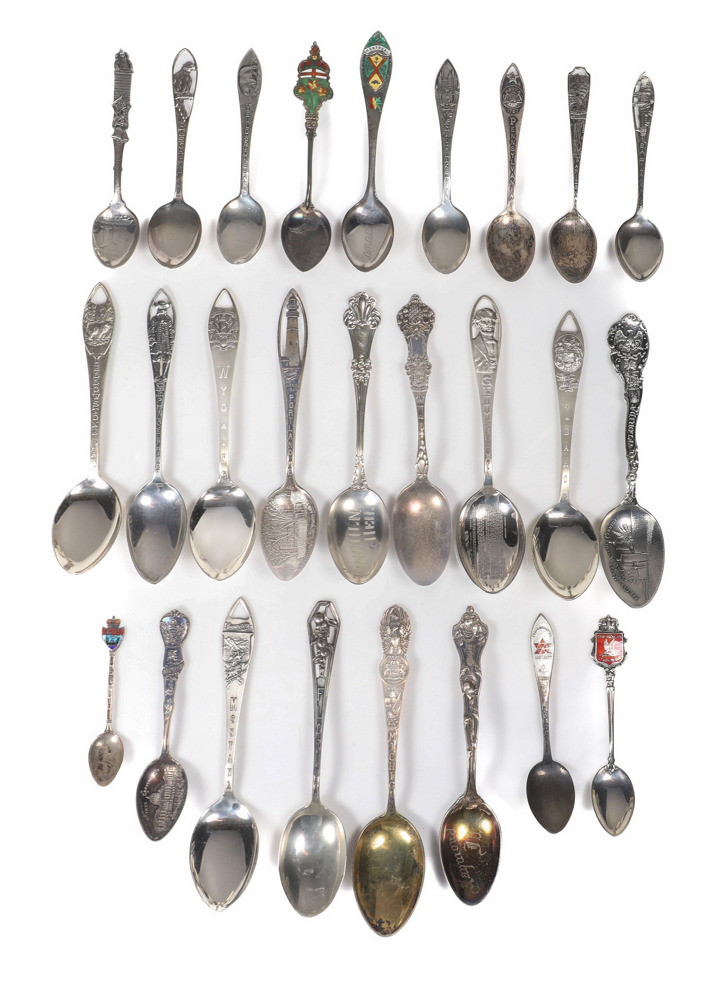 (26) Sterling silver souvenir