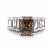 2.69 CT CHAMPAGNE DIAMOND ENGA