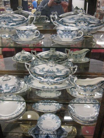 27 pc. Victorian Ironstone ''Iris''