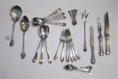27 PIECE ASSORTED STERLING FLA