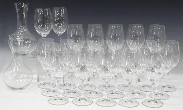 (27) RIEDEL GLASS WINE STEMWARE &