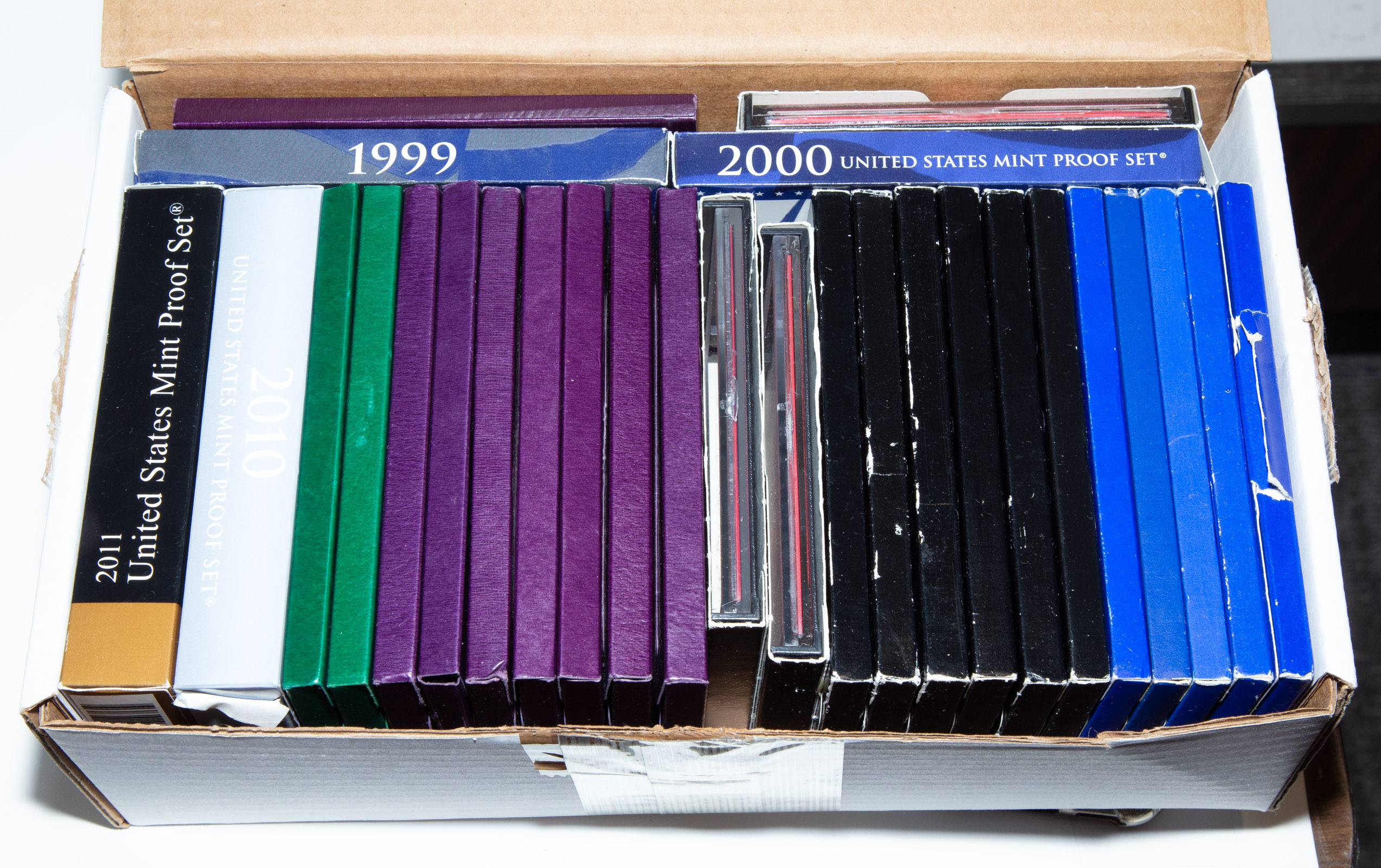27 US PROOF SETS 1968, 69, 70,