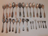 28 COIN SILVER SPOONSLot of 28