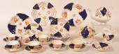 28 PC. GAUDY WELSH CHINA TULIP