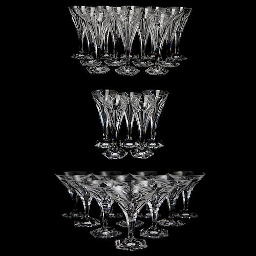(28 PC) VAL ST. LAMBERT CRYSTAL