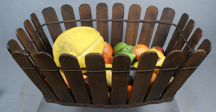 28 pcs painted stone fruit