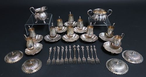 28 PIECES OF .800/.830 SILVER28