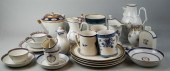 28 PIECES OF BLUE AND WHITE CH