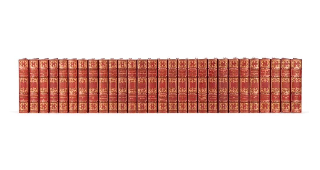 28 VOLUMES MARK TWAIN SIGNED