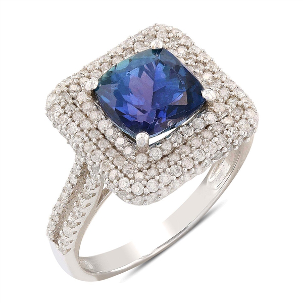 2.81ct tanzanite and diamond