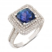 2.81ct tanzanite and diamond w