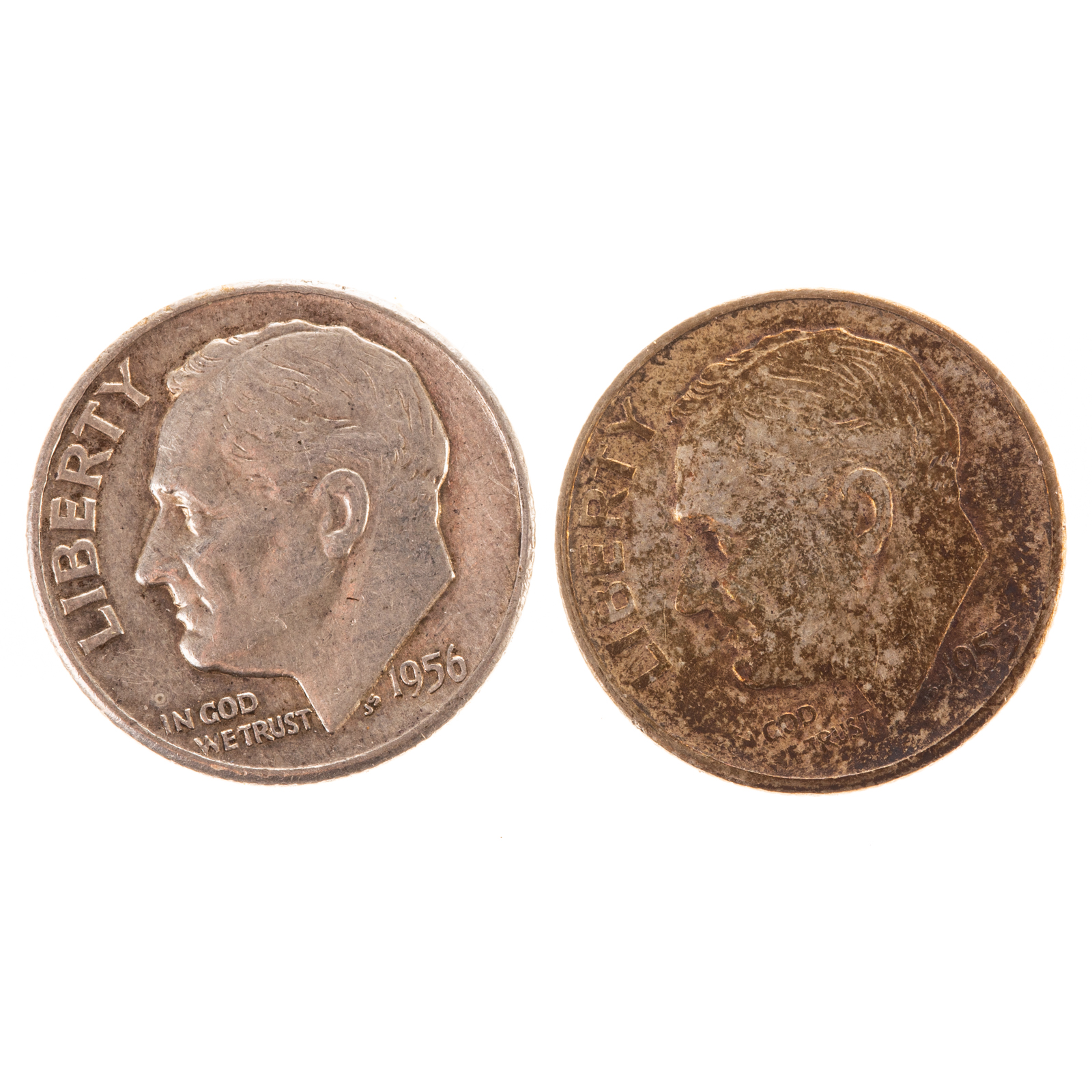 287 ROOSEVELT DIMES .