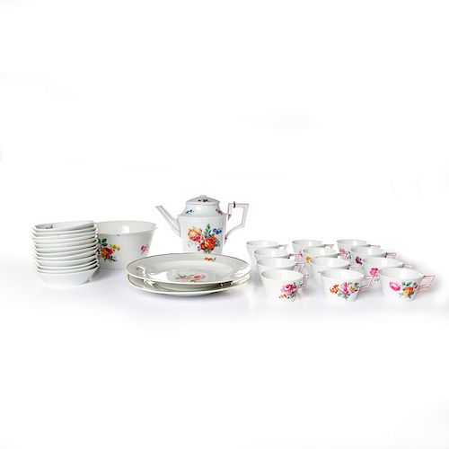 28PC KPM ART NOUVEAU BREAKFAST