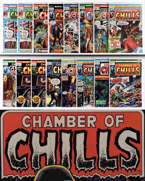 28PC MARVEL COMICS CHAMBER OF