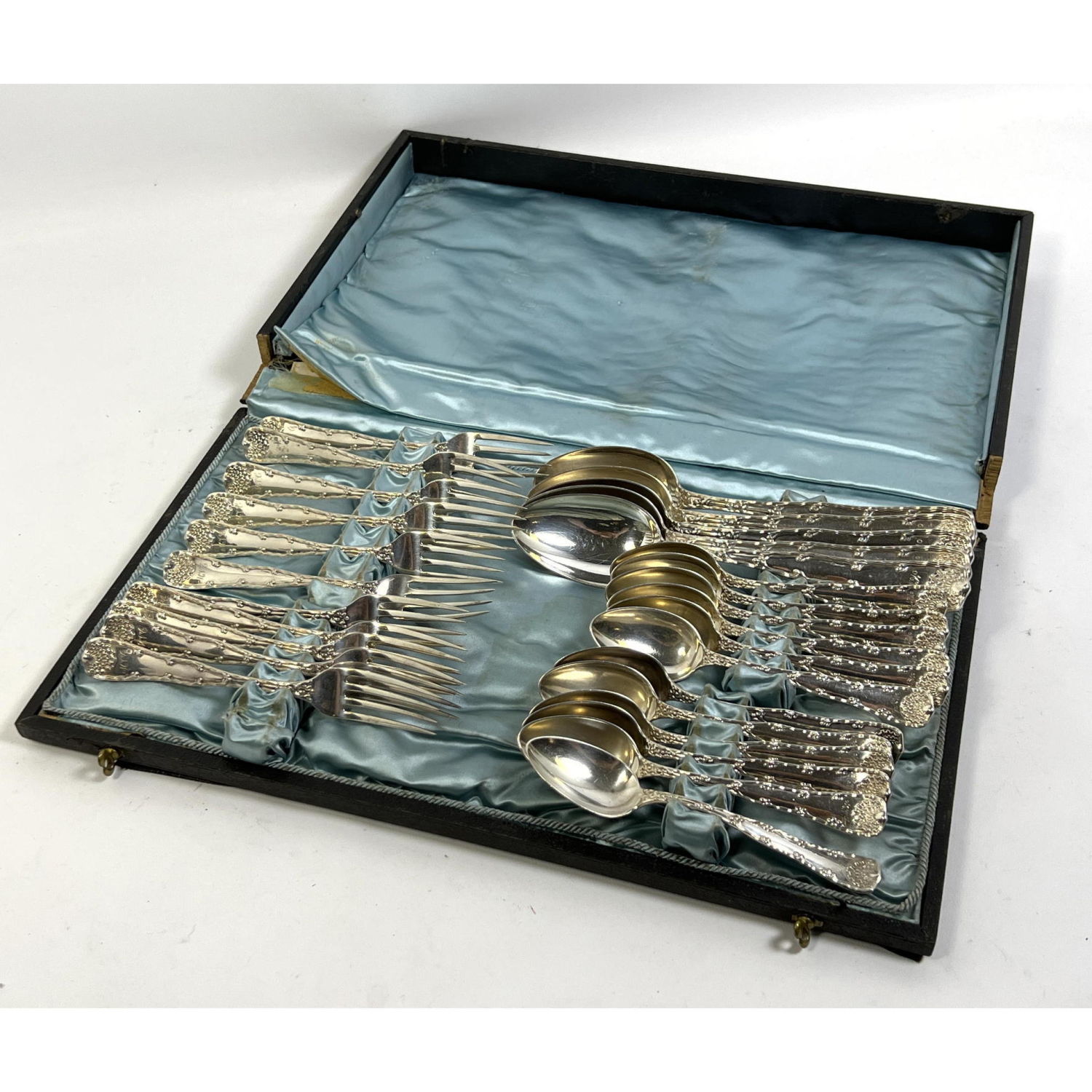 28pc Tiffany Sterling Wave Edge
