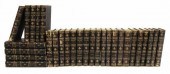 (29) FRENCH LEATHER-BOUND LIBR