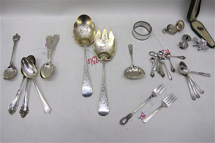 29 PIECES ASSORTED SILVER: Sterling