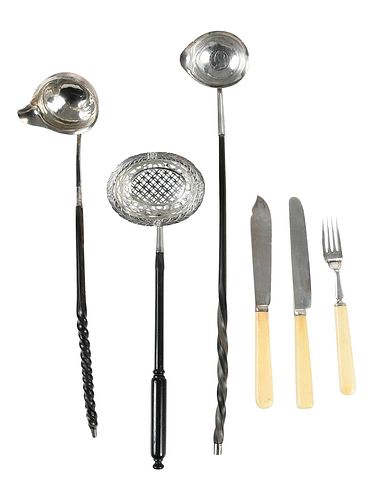 29 PIECES ENGLISH SILVER FLATWARE
