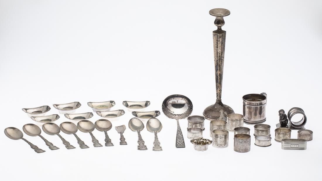 29 PIECES OF STERLING SILVER AND