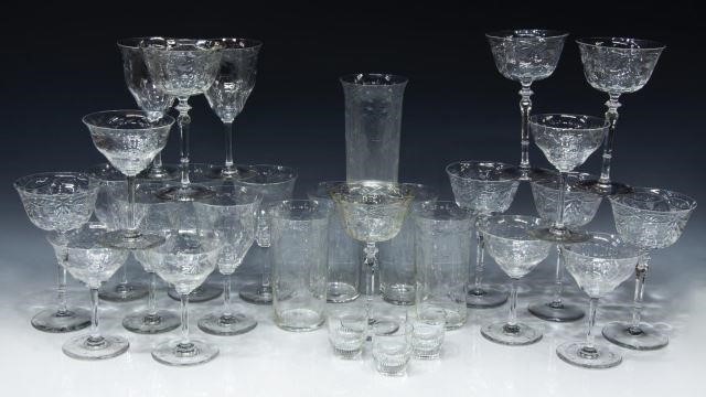 (29) VARIOUS GLASS STEMWARE, SOME