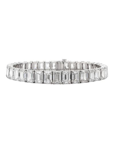 29.45CTS EMERALD CUT DIAMOND TENNIS