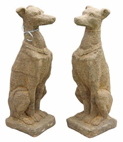 2)CAST STONE GARDEN STATUARY,