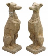 2)CAST STONE GARDEN STATUARY,