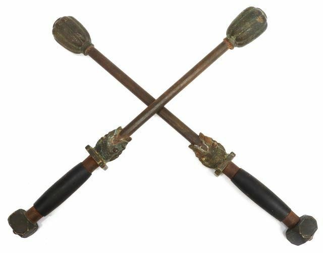 (2)CHINESE IRON & BRASS