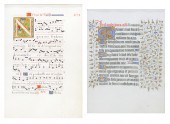 2pc 15th & 16th Century Illumi