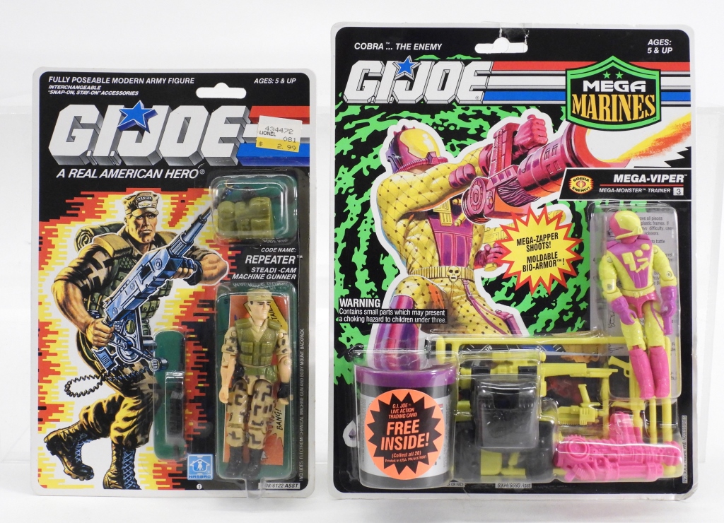 2PC 1989-93 GI JOE ARAH REPEATER