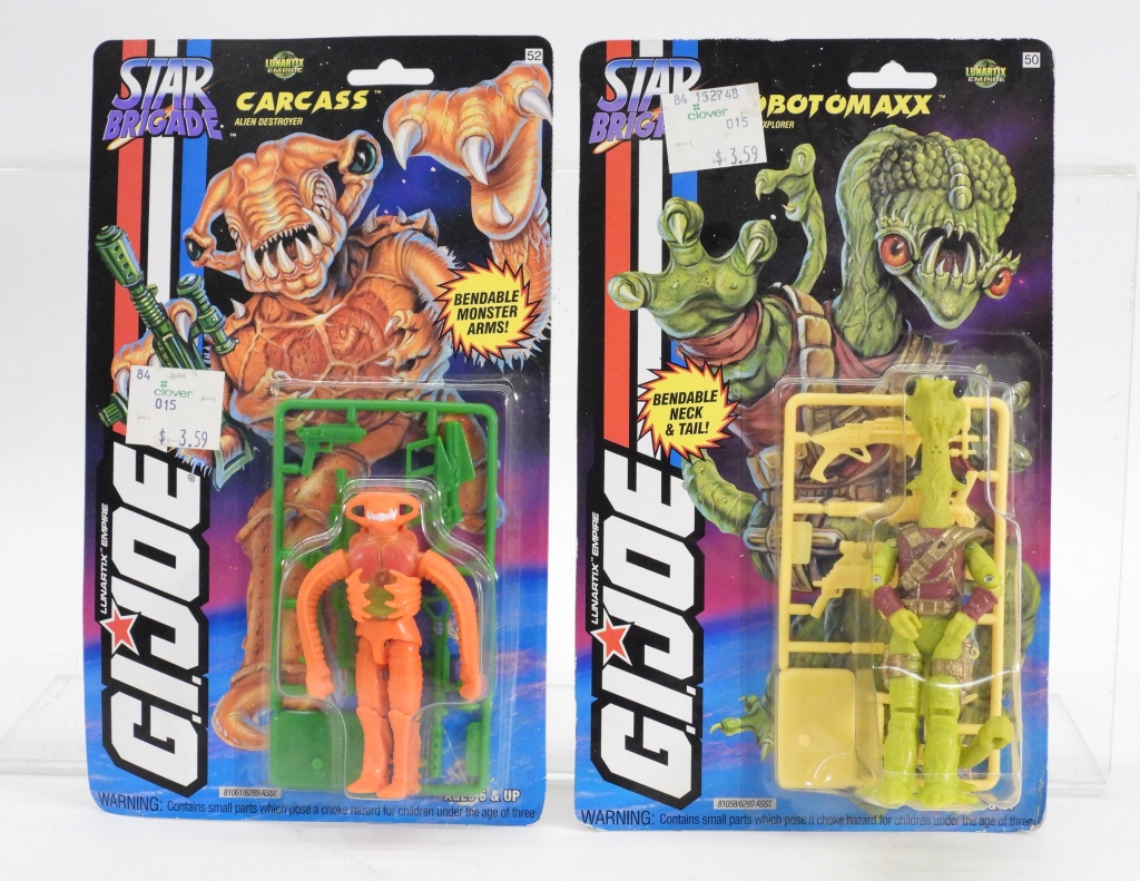 2PC 1994 HASBRO GI JOE STAR BRIGADE