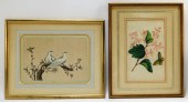 2PC 19C CHINESE BOTANICAL AVIA