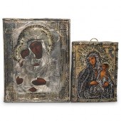 (2PC) 19TH CENT. RUSSIAN SILVE