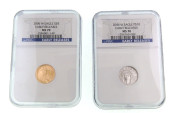 2PC 2006-W PLATINUM & GOLD NGC
