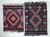 2pc Afgan Kilim Rugs Largest 2