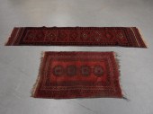 2PC AFGHANI CARPET RUG AND RUN