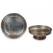 (2PC) ALVIN STERLING BOWL & TR
