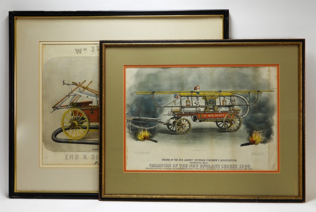 2PC AMERICAN FIRE ENGINE