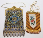2PC AMERICAN & GERMAN BEADED &