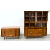2pc American Modern Walnut Ser