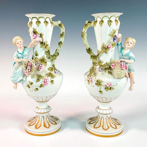 2PC ANDREA SADEK PORCELAIN EWERS,