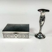 2PC ANTIQUE AMERICAN STERLING